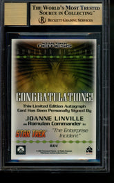 2002 Star Trek Nemesis Autograph Joanne Linville Short Print Auto BGS 9.5